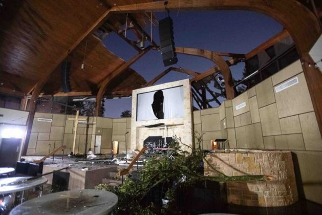 Cross Still Standing After Tornado Destroys Texas Church