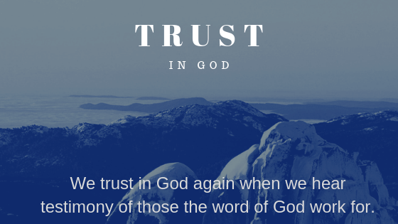 Trusting in God